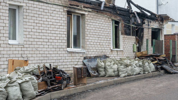 Professional Fire Damage Removal technician working in Gilbert, AZ